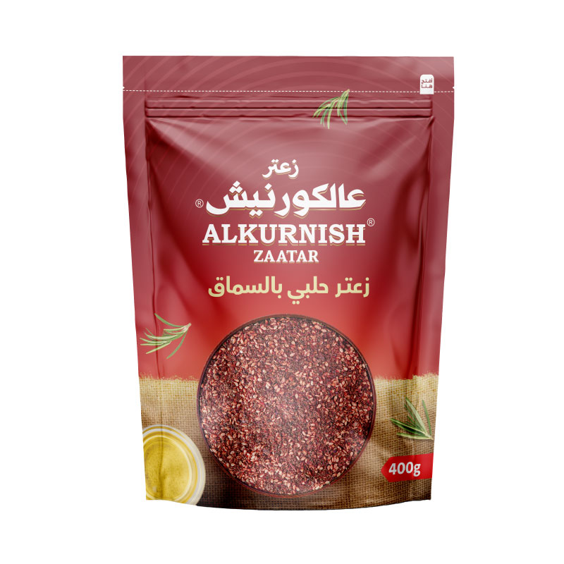 Product Aleppo sumac zaatar 400g with high-quality flavor and airtight packaging