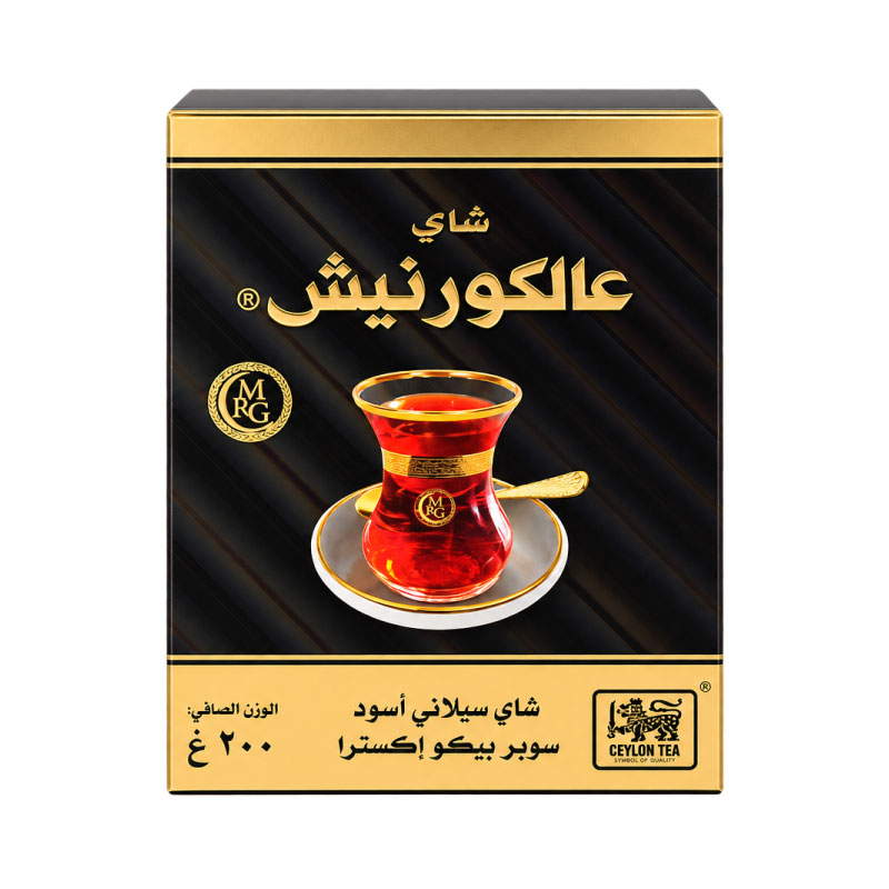 منتج شاي فلت سيلاني بنكهة عالية الجودة مع تغليف محكم